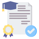 أيقونة شهادات معتمدة