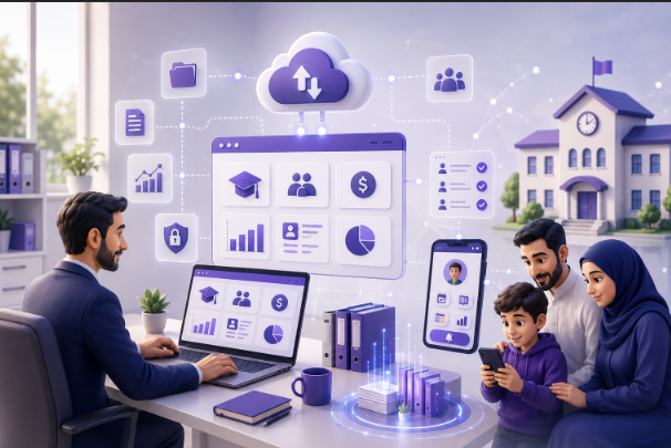 التحول الرقمي في إدارة المدارس الحديثة